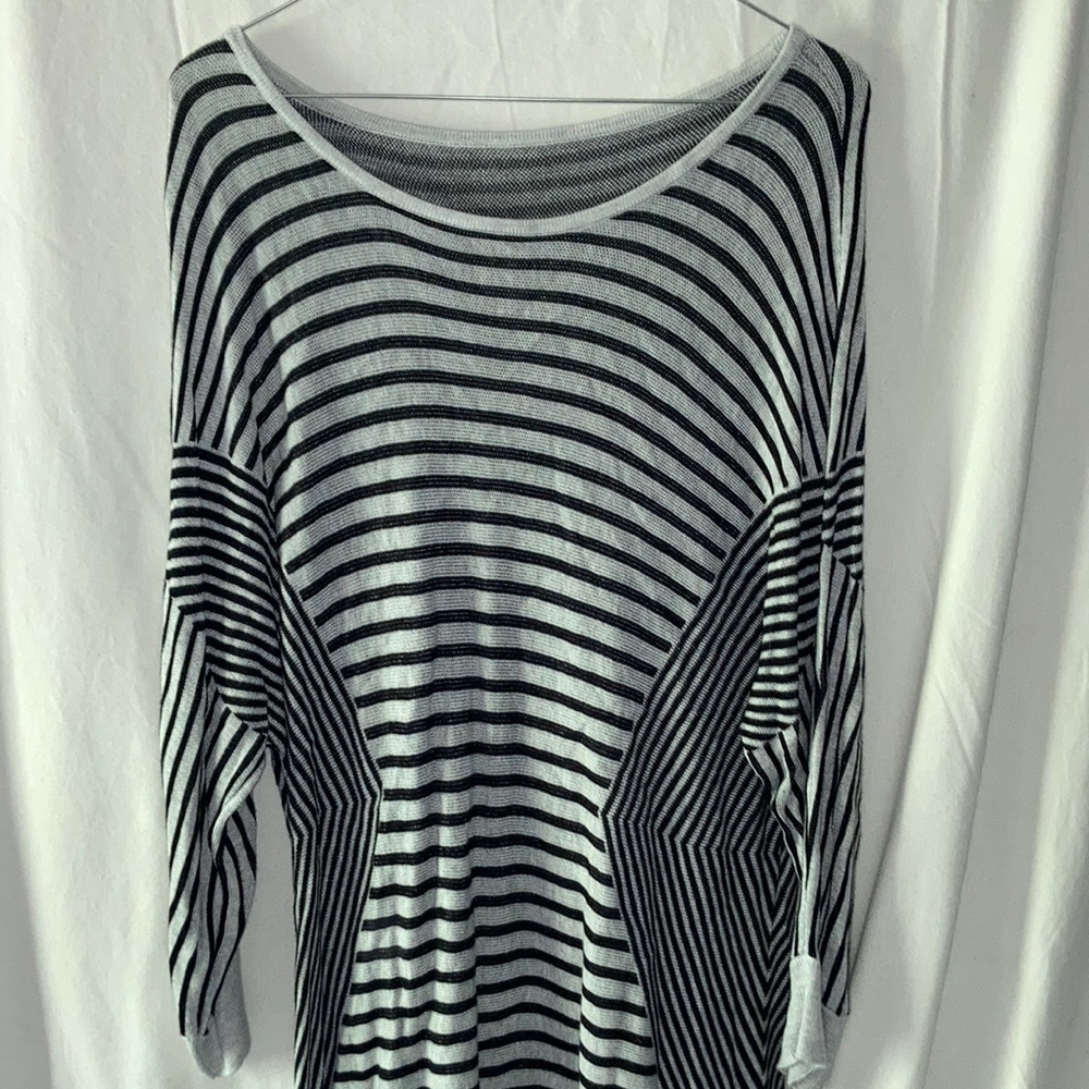 Kmart hi/low striped sweater
